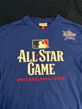 Mitchell & Ness Royal Blue MLB All-Star Game Philadelphia 2026 Tee